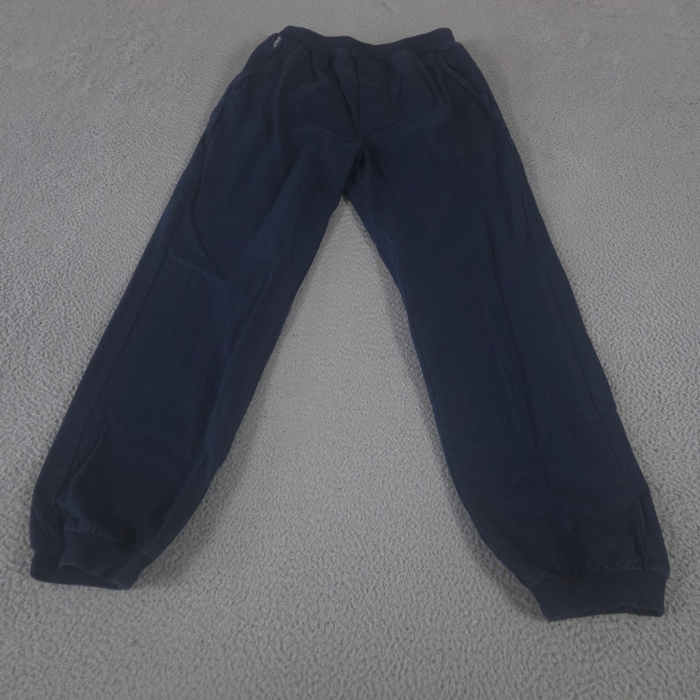 Crazy Shirts Pants Mens M Navy Joggers Elastic Waist‎ Cotton Tapered Leg Cuff